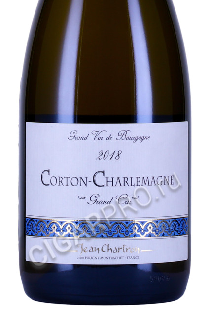 этикетка corton-charlemagne grand cru aoc 0.75л