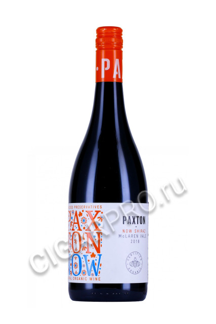 вино paxton now shiraz mclaren vale 0.75л