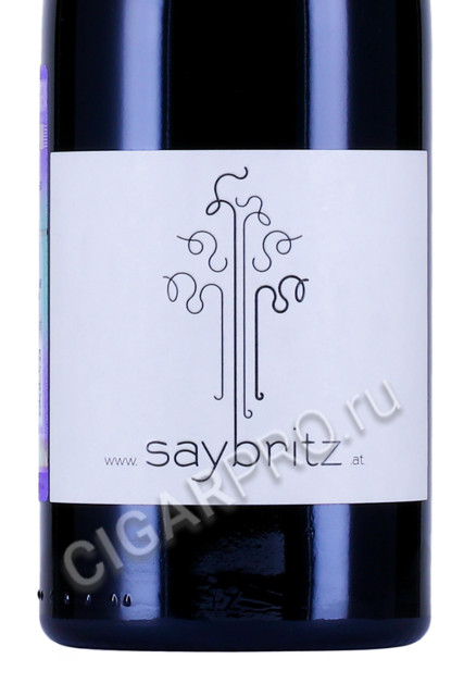 этикетка вино saybritz blaufrankisch 0.75л