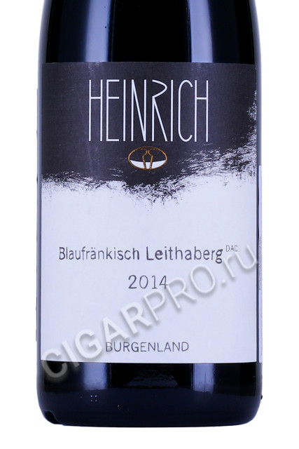 этикетка вино blaufrankisch leithaberg dak 0.75л