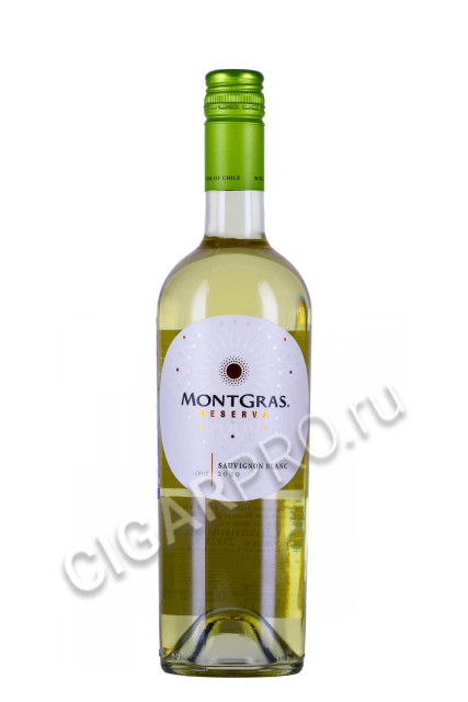 вино montgras reserva sauvignon blanc do valle de leyda 0.75л