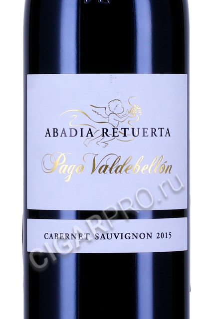 этикетка вино abadia retuerta pago valdebellon 0.75л