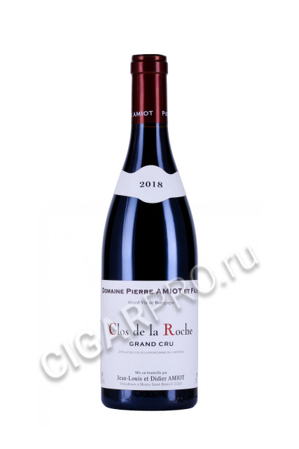 вино clos de la roche grand cru aoc 2018 0.75л