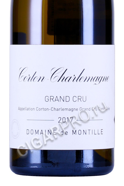 этикетка corton-charlemagne grand cru aoc 2017 0.75л