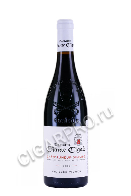 вино domaine chante cigale vieilles vignes aop chateauneuf du pape 0.75л