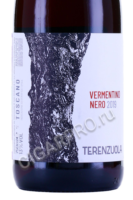 этикетка vermentino nero toscana igt 0.75л