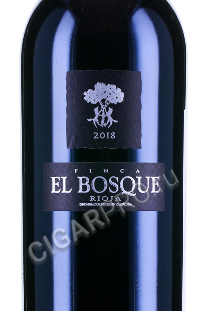 этикетка finca el bosque rioja doca 2018 0.75л