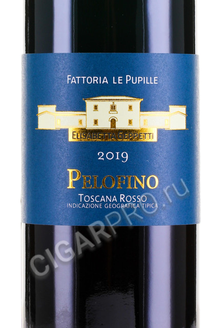 этикетка pelofino toscana rosso igt 0.75л