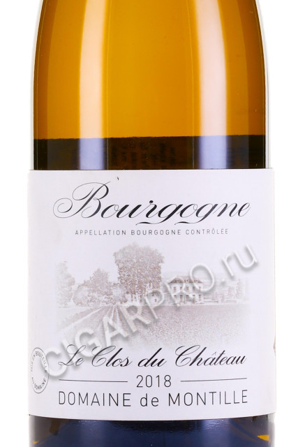 этикетка le clos du chateau bourgogne aoc 0.75л