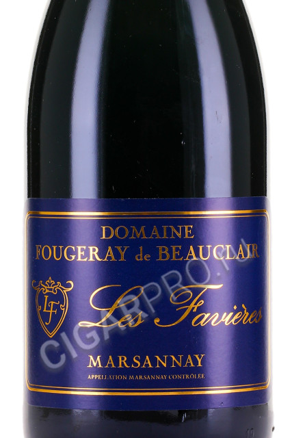 этикетка les favieres marsannay aoc 0.75л