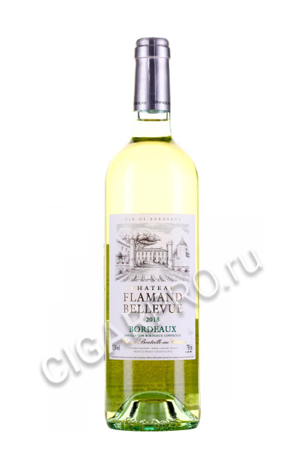 chateau flamand bellevue bordeaux aoc купить вино шато фламан бельвю аос бордо 0.75л цена