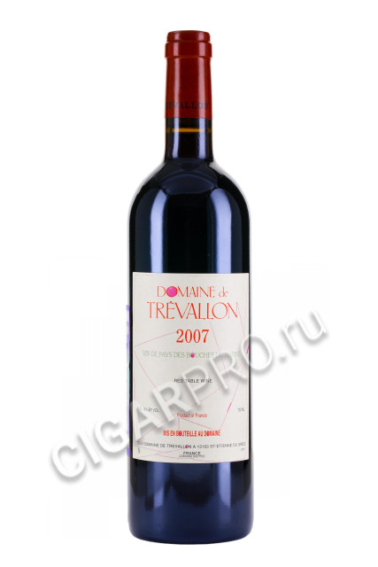 вино domaine de trevallon vdp des bouches du rhone 2007 0.75л