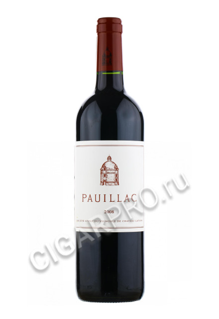 pauillac de chateau latour aoc 2008 французское вино пойак де шато латур аос 2008г