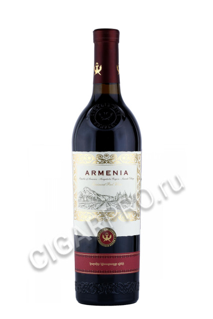 армянское вино armenia red semisweet 0.75л
