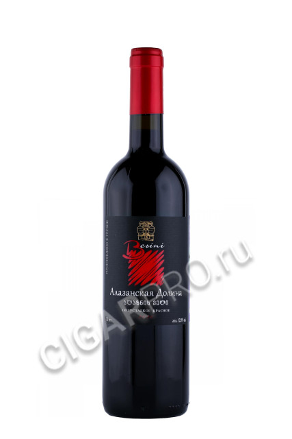 грузинское вино besini alazani valley red 0.75л