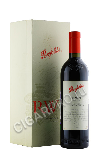 вино penfolds rwt shiraz barossa valley 2015 0.75л в подарочной упаковке