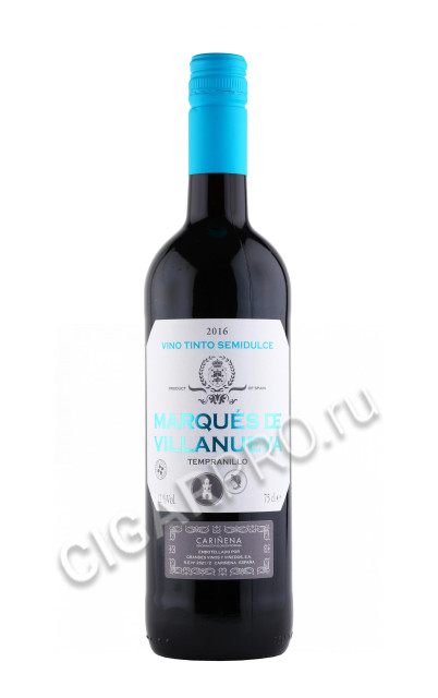 marques de villanueva vino tinto semidulce купить вино маркиз де виллануева кариньена 0.75л цена