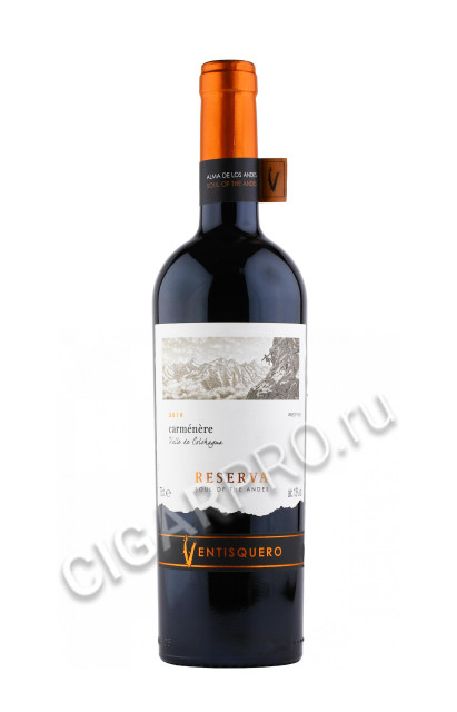 ventisquero reserva carmenere valle del maipo купить вино вентискуэро резерва карменер 0.75л цена