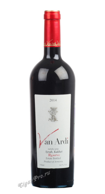 van ardi reserve 2014 армянское вино ван арди резерв 2014