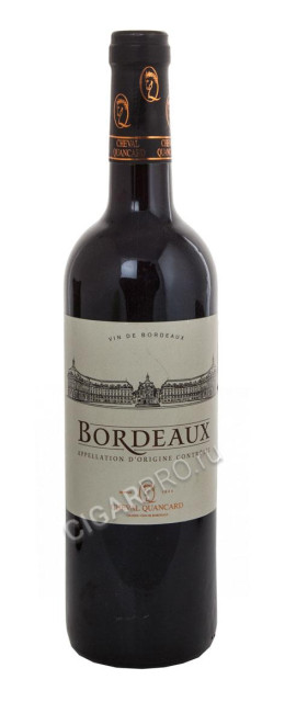 cheval quancard bordeaux aoc вино шеваль канкар бордо аос красное сухое купить цена