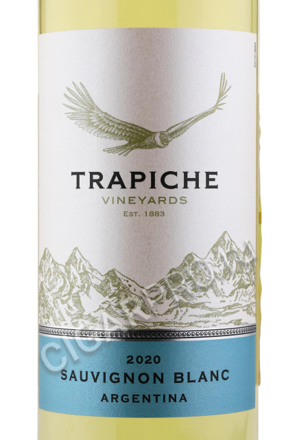 этикетка trapiche sauvignon blanc 0.75л