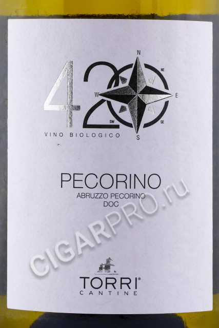 этикетка вино torri cantine pecarino 4 20 0.75л