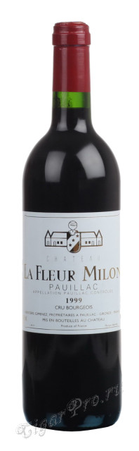 chateau la fleur milon pauillac французское вино шато ла флер милон пойак