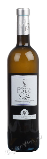 ambrogio e giovanni folonari ronco dei folo collio pinot grigio doc итальянское вино амброджо и джованни фолонари ронко дей фоло коллио пино гриджио док