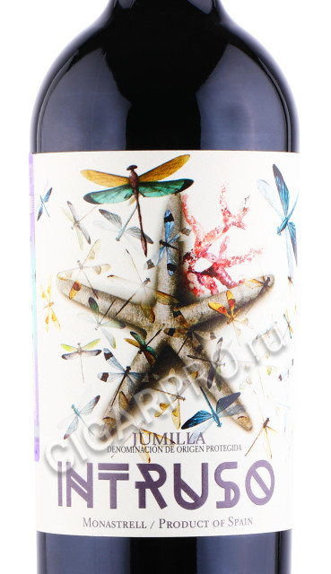 этикетка вино bodegas lo nuevo intruso jumilla monastrell 0.75л