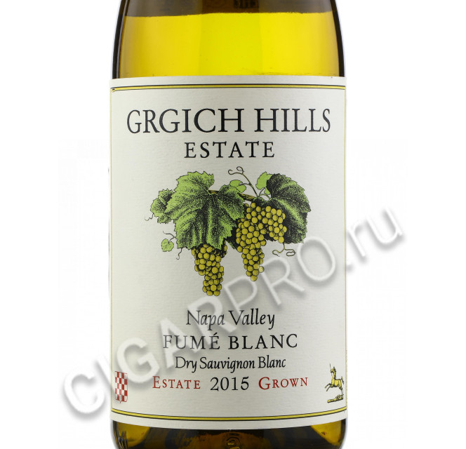 этикетка grgich hills estate fume blanc