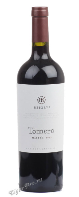 tomero reserva malbec ip valle de uco аргентинское вино томеро резерва мальбек ип валье де уко