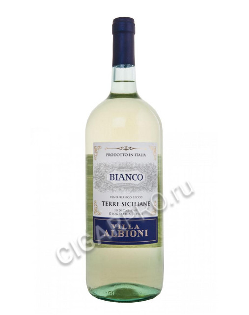 bianco terre siciliane villa albioni 2017 купить вино бьянко терре сицилиане вилла альбиони 2017г цена