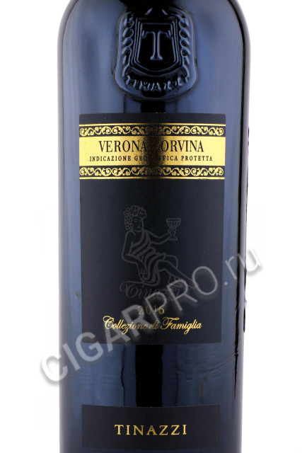 этикетка tinazzi corvina di verona 0.75л