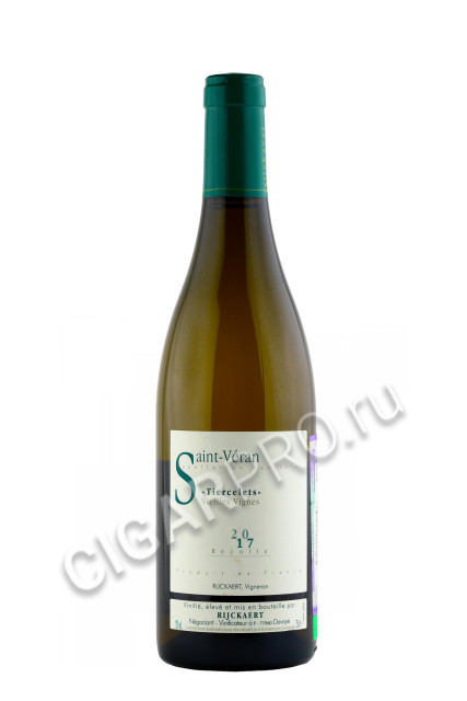 вино domaine rijckaert saint veran tiercelets vieilles vignes 0.75л