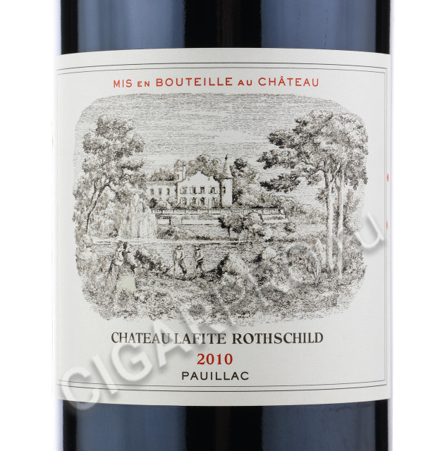 этикетка chateau lafite rothschild pauillac 2010 0.75 l
