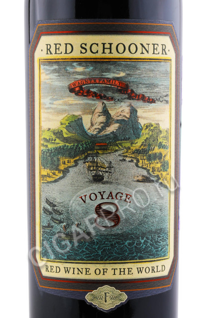 этикетка red schooner voyage 8 0.75л