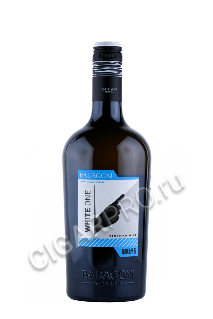 грузинское вино badagoni gau 5 white one 0.75л