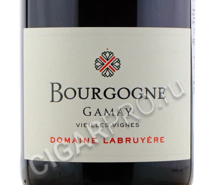 этикетка domaine labruyere bourgogne gamay 0.75 l