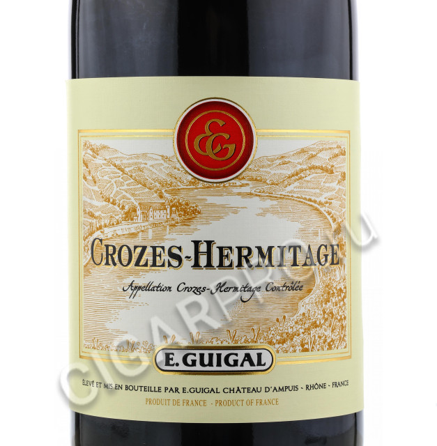 этикетка guigal crozes hermitage rouge