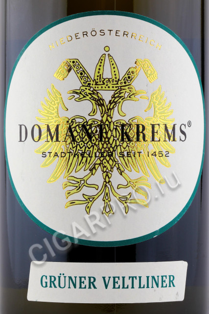 этикетка stadt krems domane krems gruner veltliner