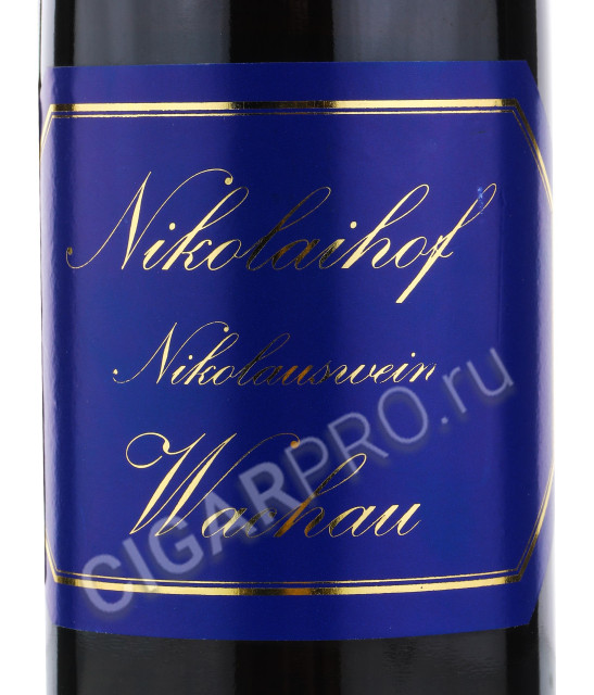 этикетка nikolaihof wachau nikolauswein trockenbeerenauslese 0.375 l