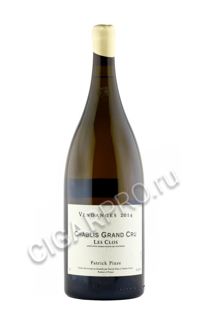 французское вино patrick piuze chablis grand cru les clos 1.5л