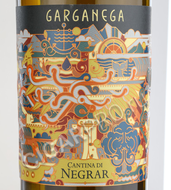 этикетка cantina di negrar garganega verona