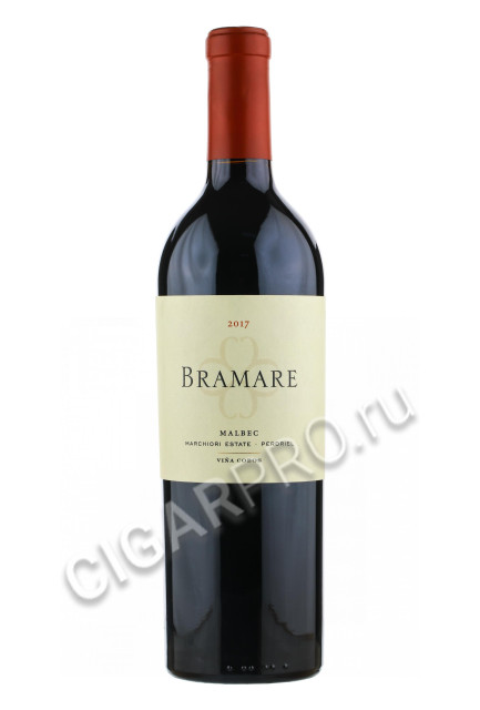 vina cobos bramare malbec marchiori estate купить вино винья кобос брамаре мальбек маркиори эстейт 2017 года цена