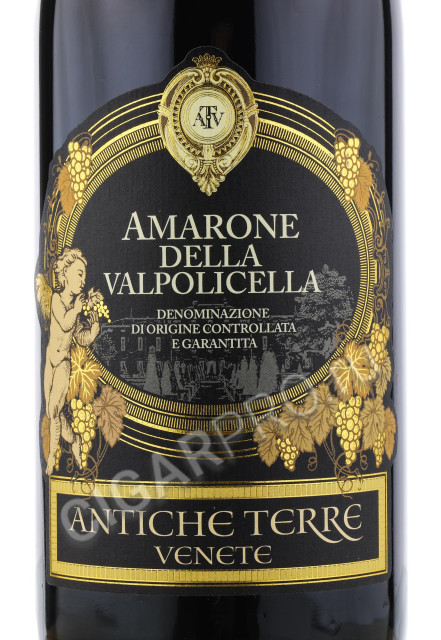 этикетка antiche terre venete amarone della valpolicella 0.75 l