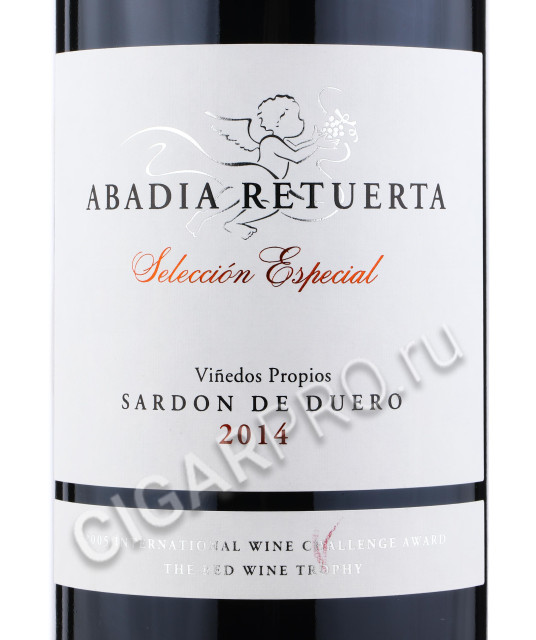 этикетка abadia retuerta seleccion especial 2014 1.5 l