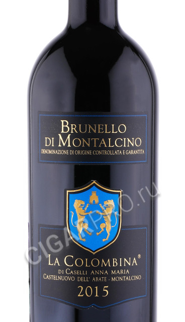 этикетка вино la colombina brunello di montalcino 0.75л