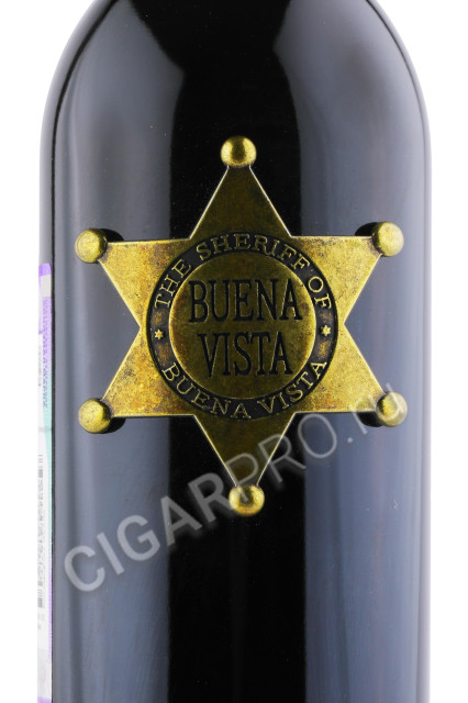 этикетка вино buena vista the sheriff 0.75л