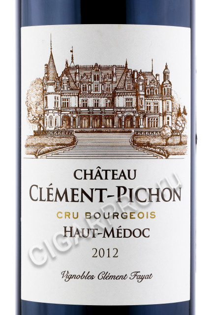 этикетка chateau clement pichon haut-medoc 0.75л