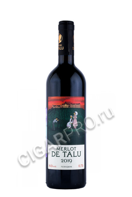 вино merlot de talu kuban chateau de talu 0.75л